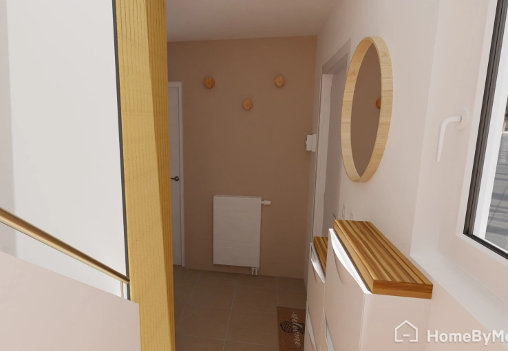 Contemporary, Scandinavian, Flats / Apartments, Full Project, 3D ambiance
