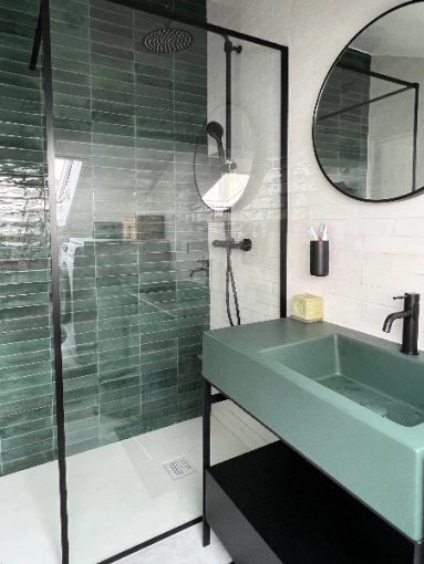 Industrial, Home, Contemporary, Flats / Apartments, Bathroom