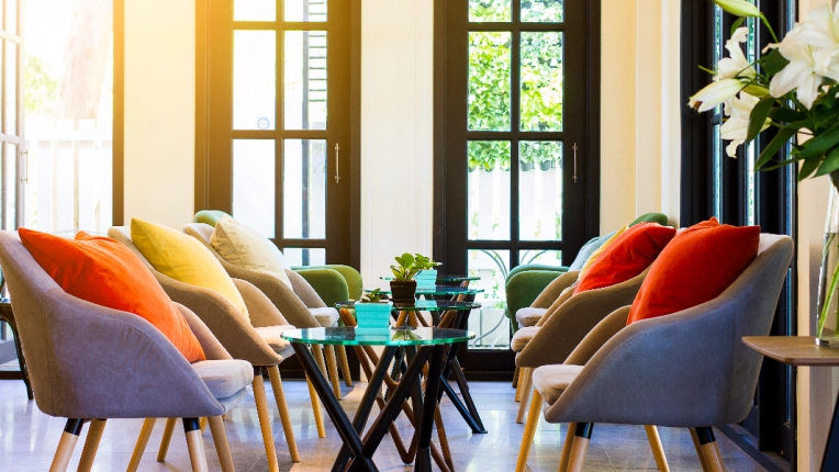 Hotel, Contemporary, Restaurant