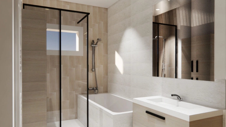 Home, Contemporary, Flats / Apartments, Bathroom