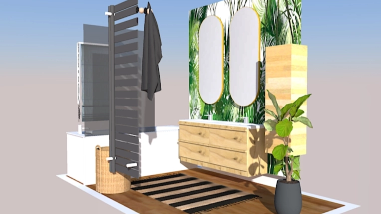 Bohemian, Contemporary, Bathroom