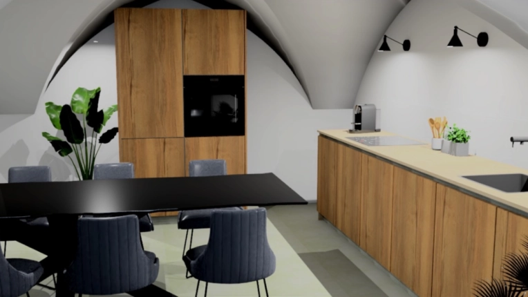 Home, Contemporary, Flats / Apartments, Kitchen