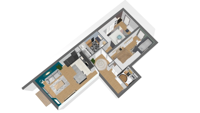 Home, Bohemian, Contemporary, Flats / Apartments, Bathroom, Kitchen, Room