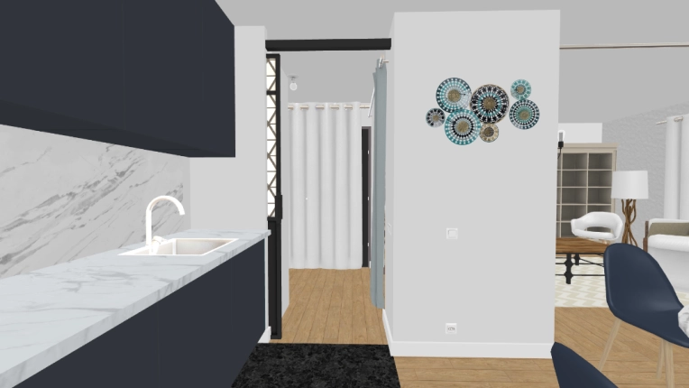 Bohemian, Contemporary, Flats / Apartments, Kitchen