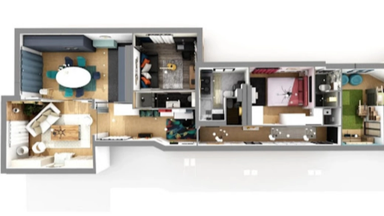 Contemporary, Flats / Apartments