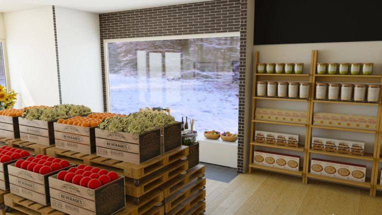 Rustic, Retail / store