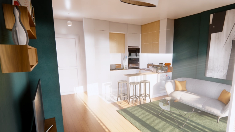 Contemporary, Flats / Apartments