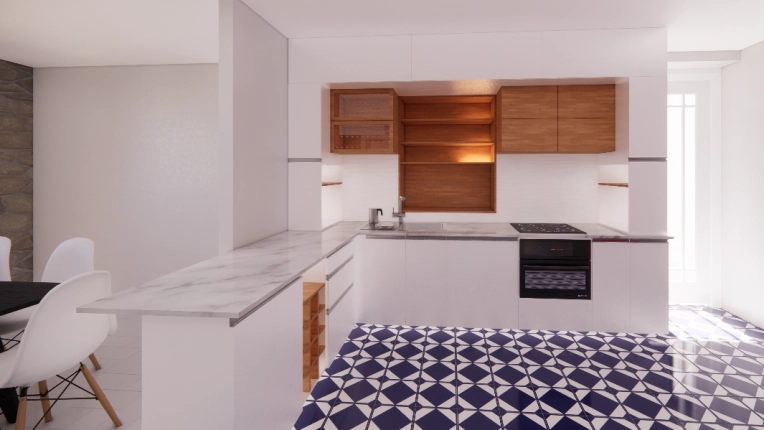 Minimalist, Contemporary, Scandinavian, Kitchen