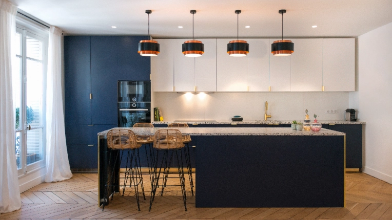 Contemporary, Scandinavian, Flats / Apartments, Kitchen