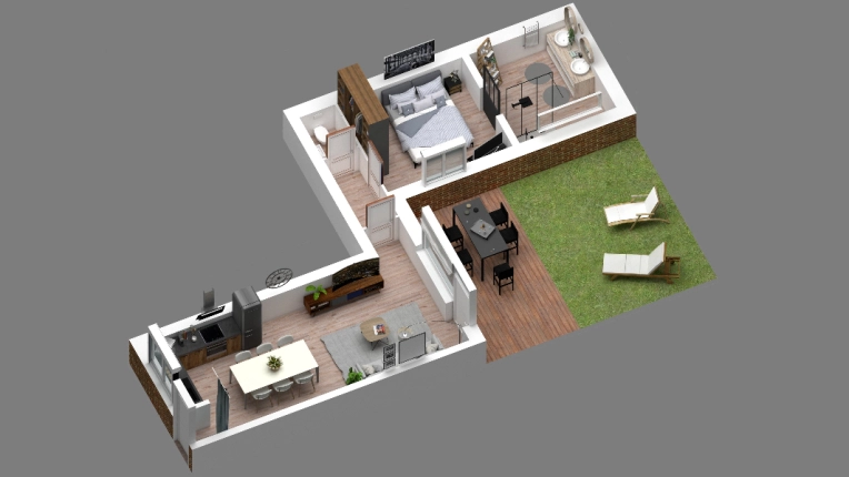 Contemporary, Flats / Apartments