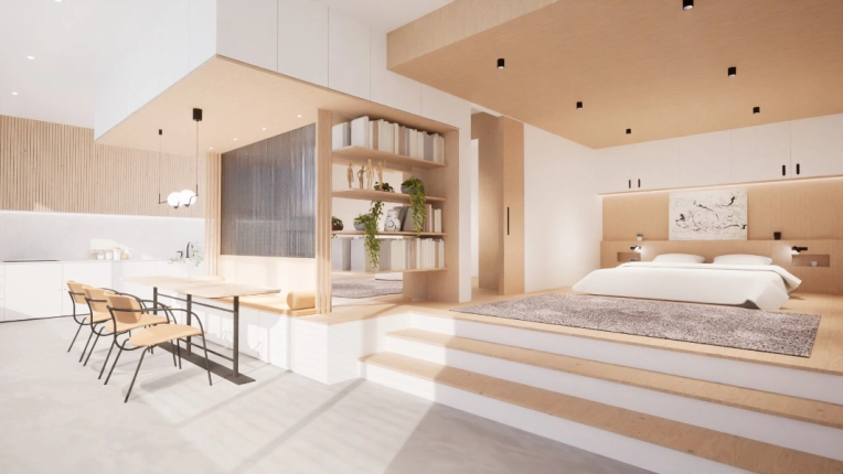 Minimalist, Flats / Apartments