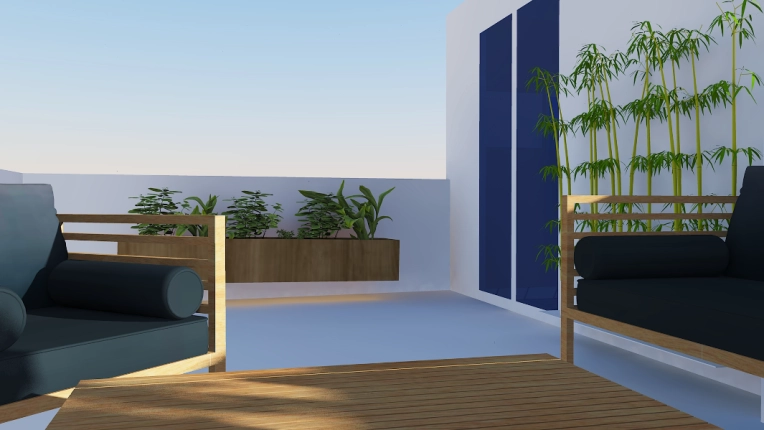 Japonais, Scandinave, Extérieur/Jardin