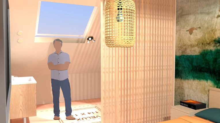 Bohème, Contemporain, Japonais, Scandinave, Chambre, Nature