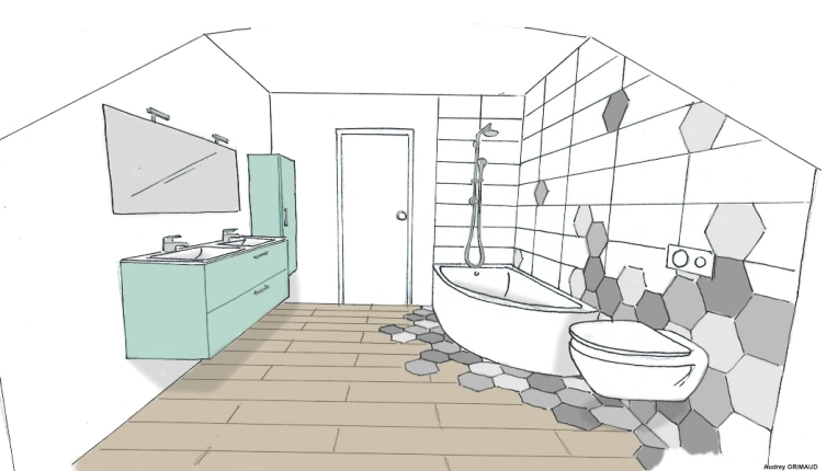 Contemporary, Bathroom, Chic