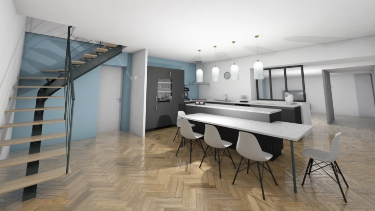 Industrial, Kitchen, Chic