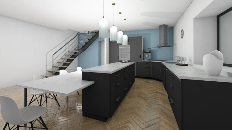 Industrial, Kitchen, Chic