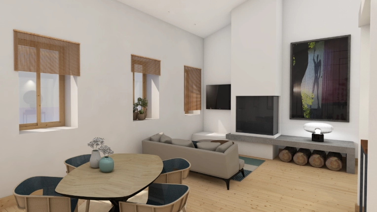 Industrial, Minimalist, Contemporary, Flats / Apartments, Kitchen, Room, Chic