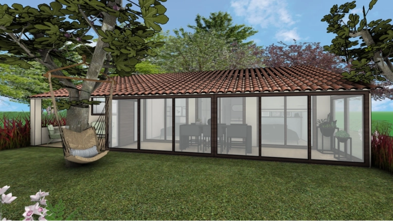 Home, Hotel, Contemporary, Outdoor/Garden, Bathroom, Kitchen, Room, Nature