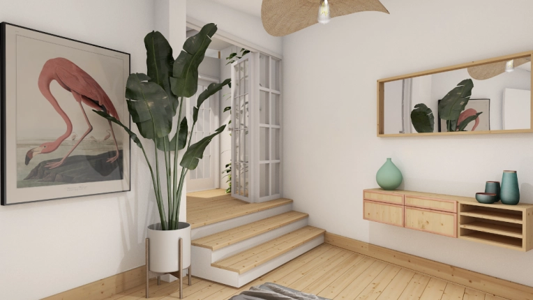 Bohemian, Contemporary, Flats / Apartments, Bathroom, Room, Chic