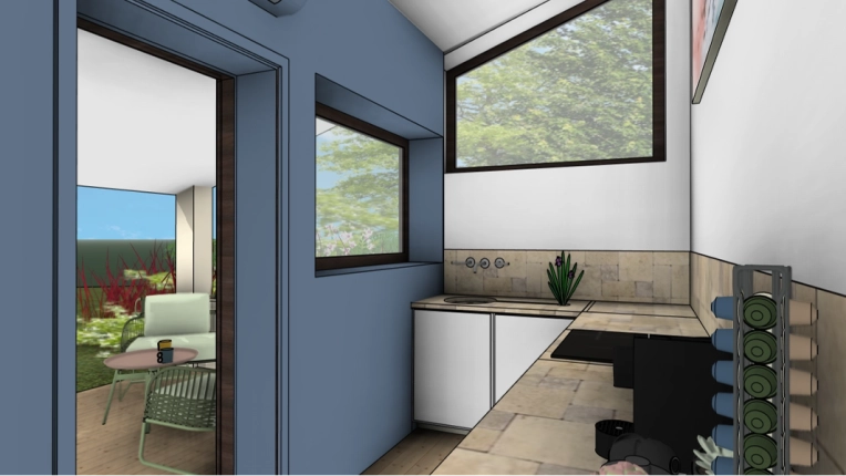 Home, Contemporary, Buildings Open to the Public, Outdoor/Garden, Kitchen, Chic, Nature