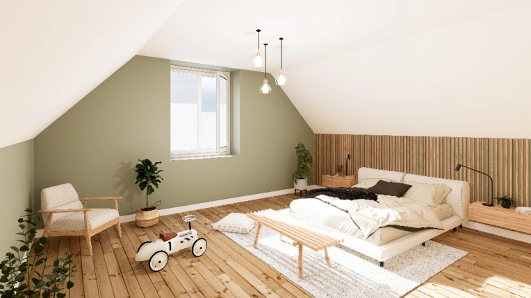 Minimalist, Contemporary, Scandinavian, Room