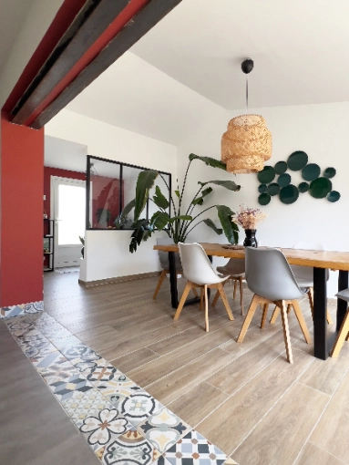 Industrial, Home, Scandinavian, Nature, Living room