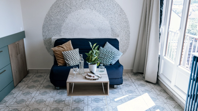 Contemporary, Living room