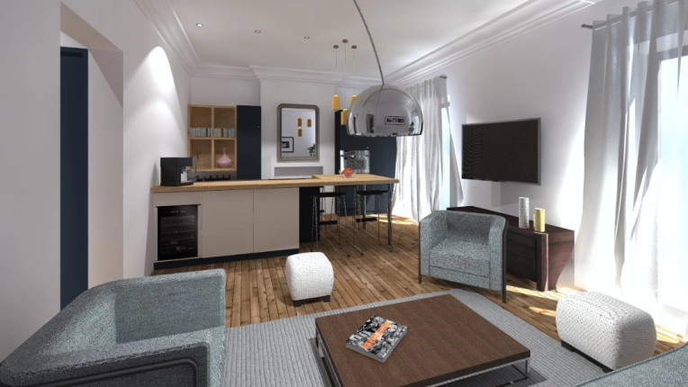 Contemporary, Flats / Apartments