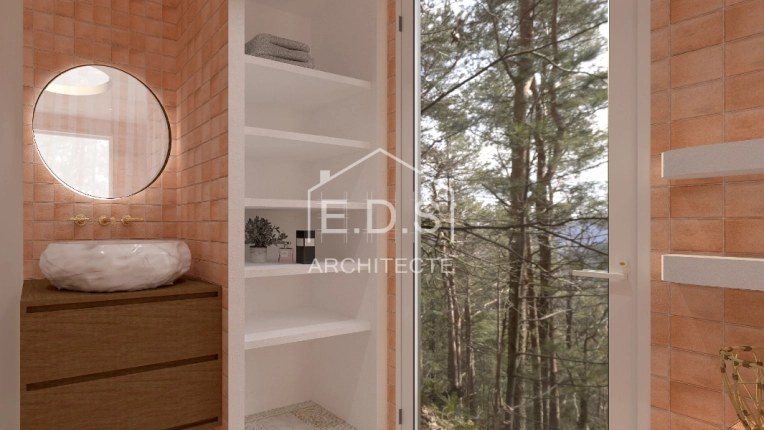 Home, Bohemian, Minimalist, Contemporary, Bathroom, Nature