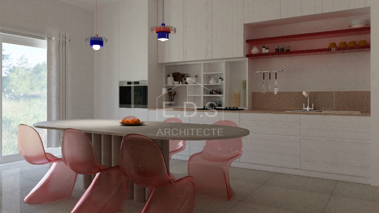 Industrial, Home, Minimalist, Contemporary, Kitchen, Living room