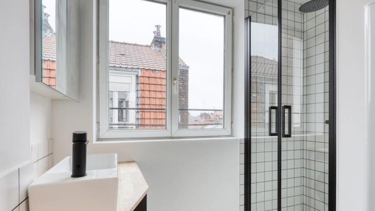 Industrial, Minimalist, Contemporary, Bathroom