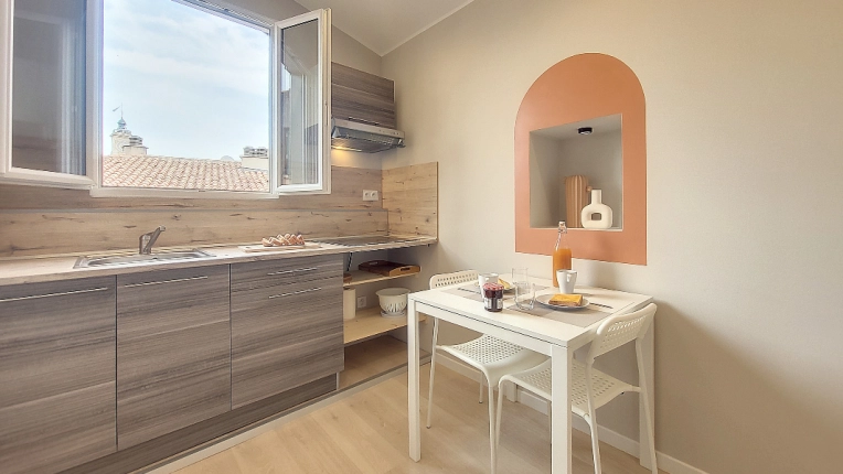 Minimalist, Contemporary, Scandinavian, Kitchen, Nature