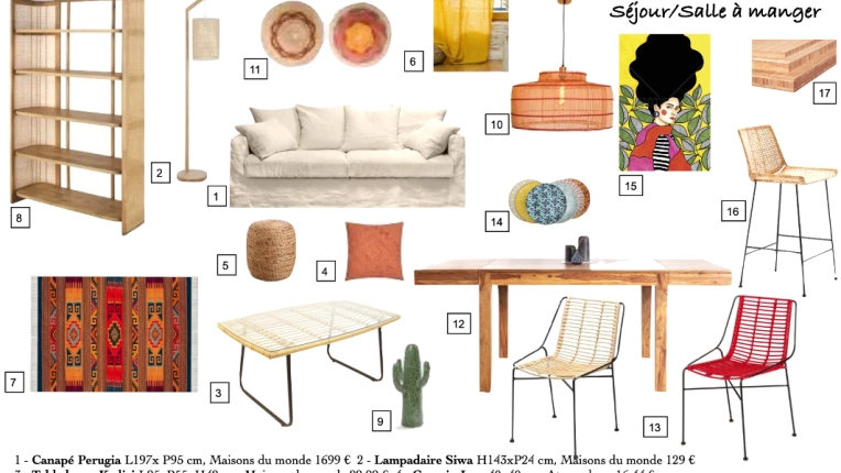 Bohemian, Living room