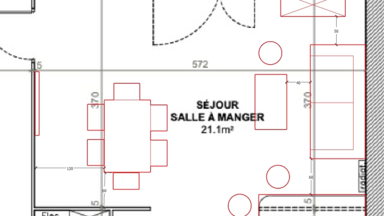 Contemporary, Living room