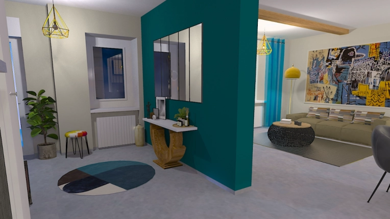 Home, Contemporary, Chic, Living room