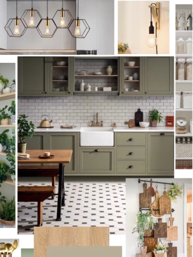 Home, Minimalist, Flats / Apartments, Vintage, Kitchen