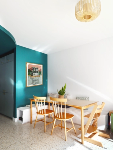 Scandinave, Appartement, Salon / séjour