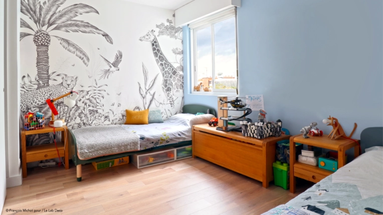 Scandinave, Appartement, Chambre