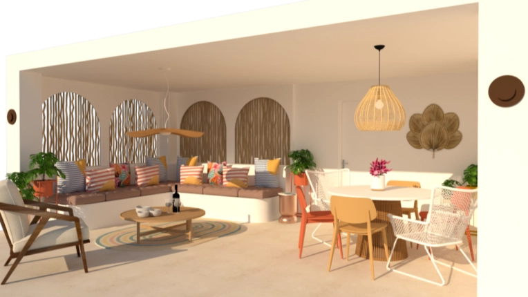 Home, Bohemian, Contemporary, Restaurant, Outdoor/Garden