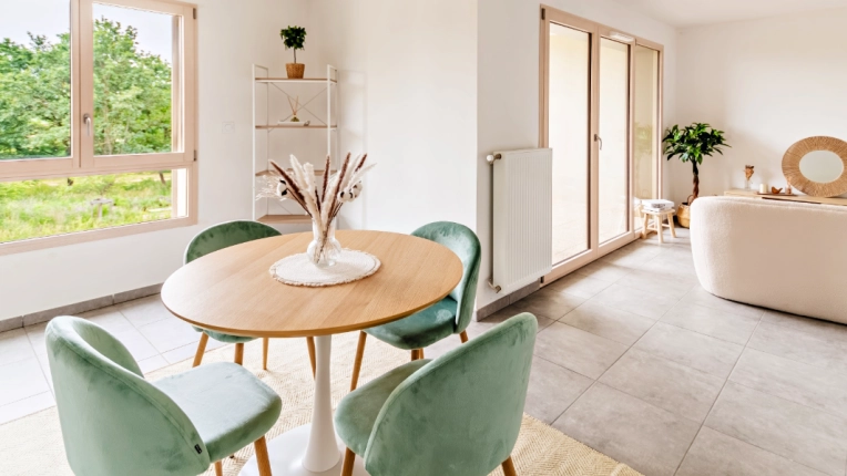 Minimalist, Flats / Apartments, Kitchen, Nature, Living room