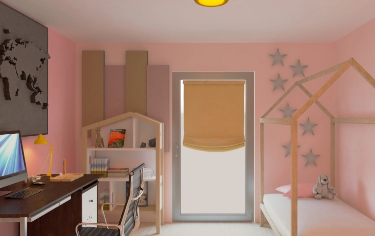 Industrial, Contemporary, Room