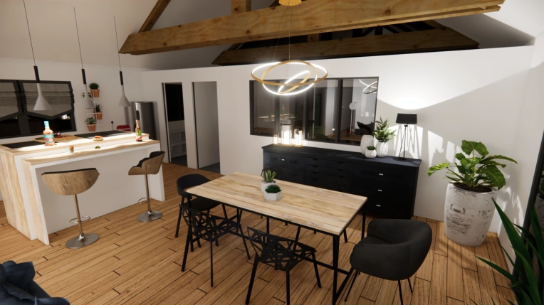 Industrial, Living room