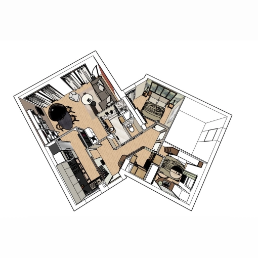 Contemporary, Flats / Apartments