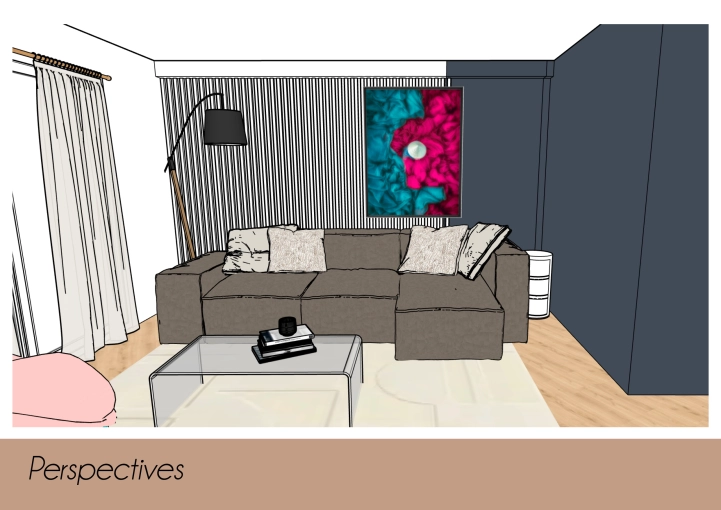 Contemporary, Maximalist, Living room