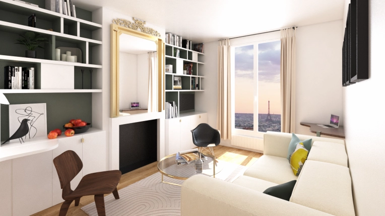 Minimalist, Contemporary, Flats / Apartments, Chic