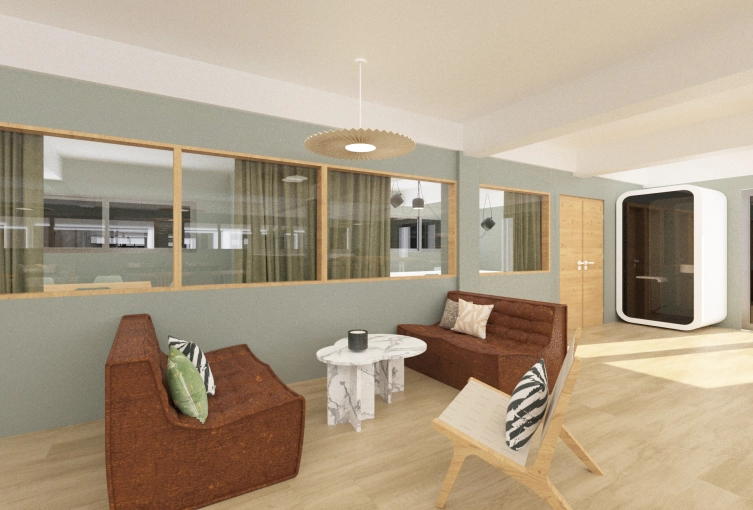 Contemporary, Chic, Office