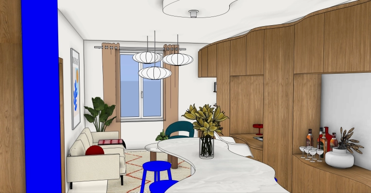 Minimalist, Contemporary, Scandinavian, Flats / Apartments, Vintage