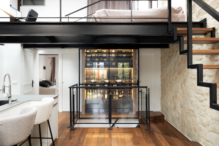 Industrial, Minimalist, Flats / Apartments, Living room