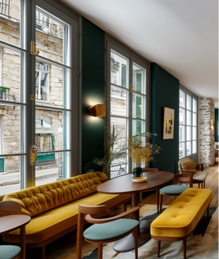 Hotel, Contemporary, Scandinavian, Buildings Open to the Public, Restaurant, Vintage