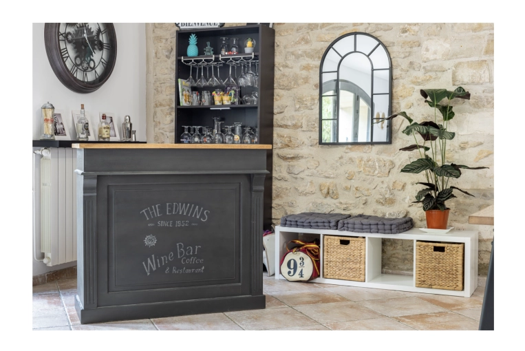 Industriel, Maison individuelle, Chic, Salon / séjour